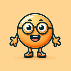 Charming Jovial Character with Glasses | Friendly and Positive
