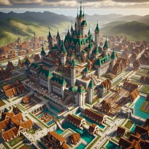 Minecraft Medieval Village & Castle: A Grand Digital Masterpiece