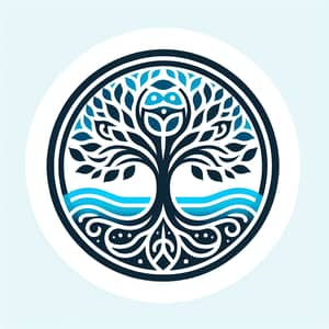 Professional Circular Tree Logo Design