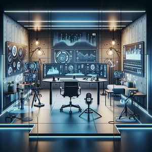 Futuristic Tech Office Space for YouTube Channel | Modern Setup