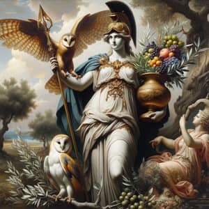 Athena & Concordia: Classical Oil Painting by Rubens