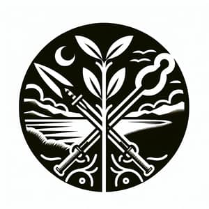 Orakau Battleground Logo | Conflict & Peace Symbol