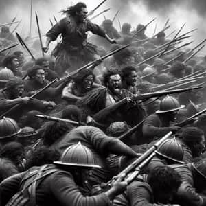 1864 Battle of Orakau: Maori Warriors vs British Soldiers in Gritty War Photography