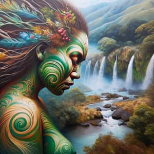 Papatuanuku: Maori Earth Mother Art with Ethereal Beauty
