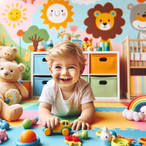Cheerful Nursery Decor for Kids | Colorful Educational Toys