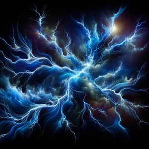 Vibrant Electric Storm Art | Abstract Lightning Energy