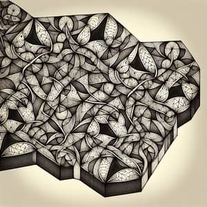 Hand-Drawn Tessellation Design on A3 Paper | Creative Geometric Patterns