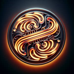 Glowing Heater Coils Logo Design for Heat Energy Company