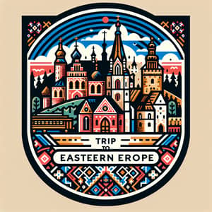 Trip to Eastern Europe Logo: Rich Cultures & Historic Landmarks