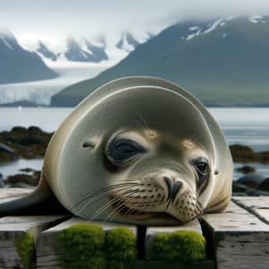 Weary Seal Resting - Find Peace in Nature