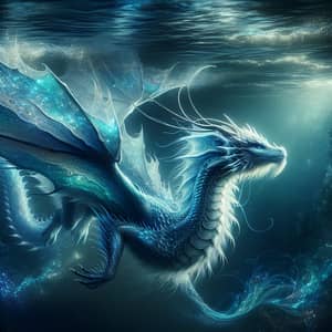 Majestic Seawing Dragon | Underwater Fantasy Art