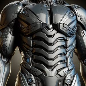 Futuristic Kevlar Armor Suit | High-Tech Lighting & Strength
