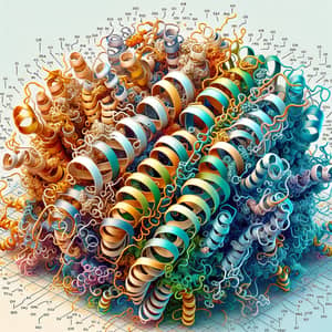 Detailed Parkin Protein Structure | Molecular Illustration