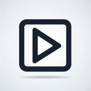Modern Video Play Icon for Easy Playback