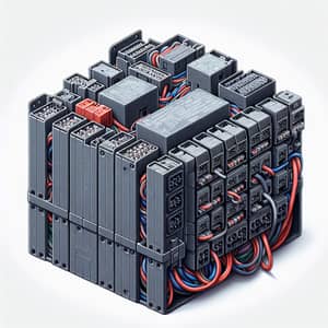 Detailed Illustration of Relay Box: Technical & Complex Nature