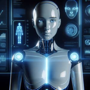 Futuristic AI Assistant - Virtual 3D Hologram | Professional Tech AI