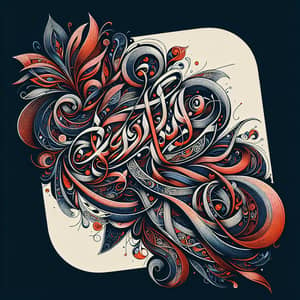 Intricate & High-Quality Calligraphy Patterns | Art & Language Blend