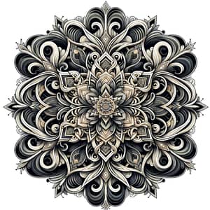 Exquisite 4k Calligraphy Patterns - Symmetrical & Harmonious Designs