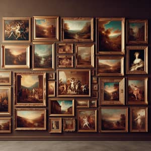 Stunning Classical Paintings Collage | High-End Art Gallery
