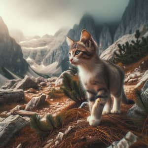 Cat Wandering in the Wilderness - Explore the Great Outdoors