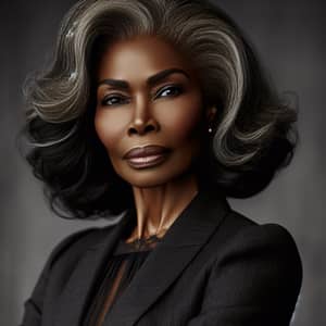 Powerful Black Woman in Her 50s | Strength & Sophistication
