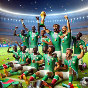 Malian Football Team Celebrates Victory at Africa Cup of Nations 2024