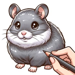 Captivating and Adorable Hamster Drawing | Art Gallery