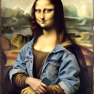 Modern Mona Lisa Oil Painting in Late Renaissance Style