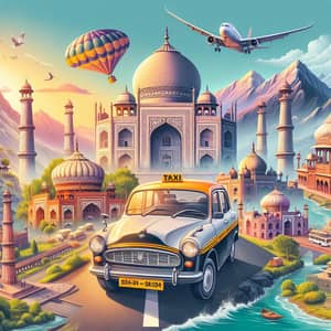 Book Cab from Delhi/NCR for Outstation Ride to Taj Mahal, Mathura, Vrindavan & More