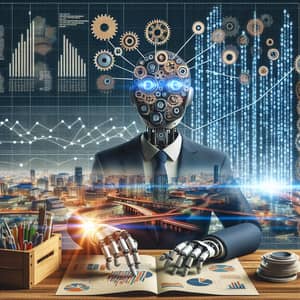 AI Technology Optimizing Business Plan | Corporate Zone Visualization