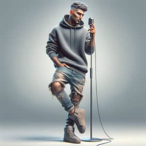 Fashionable Male Hip-Hop Artist | Unique Fashion Sense