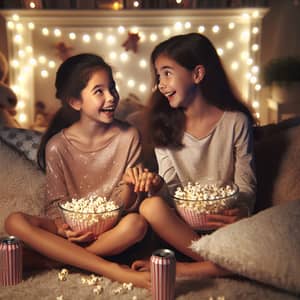 Innocence & Friendship: Cozy Sleepover of Two Diverse Girls