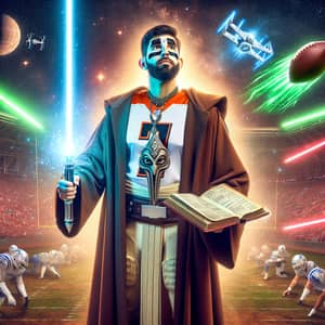 Fantasy Football Meets Science Fiction: Jedi Master Player in Interstellar Stadium