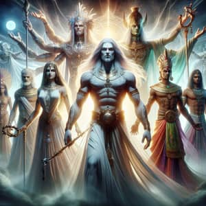 Mythical Immortals Gathering | Greek, Egyptian, Hindu Representations