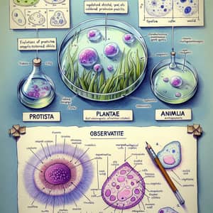 Biology Kingdoms Study: Protista, Plantae, Animalia