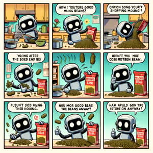 Robo's Mung Bean Inspection Adventure | Comic Strip