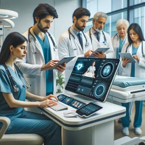 Advanced Internet-Enabled Medical Equipment in a Modern Hospital