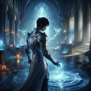 Epic Lone Warrior in Mystical Dungeon | RPG Fantasy Art