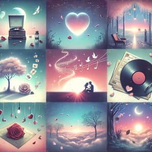 Dreamy Love Song 'Again' Illustrated | Vintage Romance Theme