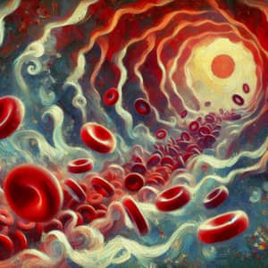 Sickle Cell Disease Red Blood Cells Artistic Impression