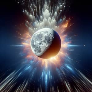 Powerful Determination: Moon in Night Sky Contest Winner