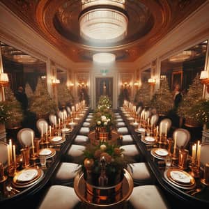 Luxurious Christmas-Themed Restroom | Awards Ceremony Prep
