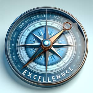 Direction Towards Excellence – Professional Compass Image