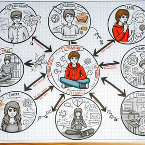 Seven Habits of Teenagers: A Graphical Organizer