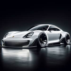Luxurious White Porsche 911 Redesign with Aerodynamic Body Kit
