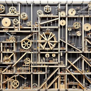 Intricate Rube Goldberg Machine Circuit Design