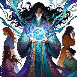 Celestial Healer: Magical Powers and Healing Orbs