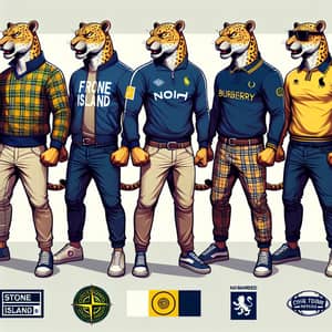 Unique Football Fan Avatars Inspired by Stone Island, Fred Perry, Burberry