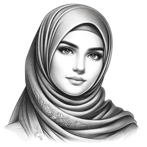 Muslim Woman in Hijab: Graceful & Modest Portrait