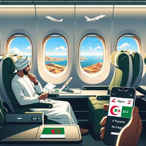 Affordable Luxury Flights to Algeria | Spacious Cabin & Scenic Views